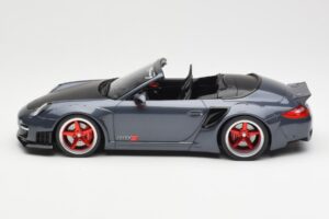 Porsche 911 997 Cabriolet Liberty Walk Grå GT Spirit 1:18 GT463 Resin — bild 3 av 6