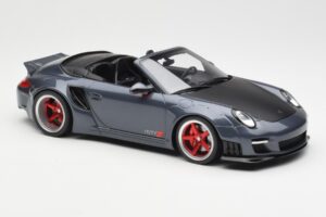 Porsche 911 997 Cabriolet Liberty Walk Grå GT Spirit 1:18 GT463 Resin — bild 4 av 6