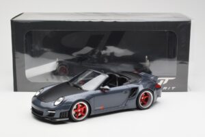 Porsche 911 997 Cabriolet Liberty Walk Grå GT Spirit 1:18 GT463 Resin — bild 6 av 6