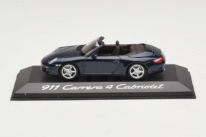 Porsche 911 997 Carrera 4 Cabriolet Mörkblå Minichamps 1:43 WAP02015216-P1 Metall
