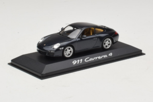 Porsche 911 997 Carrera 4 Dark Blue Metallic Minichamps 1:43 WAP02001518 Metall — bild 2 av 4