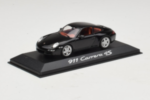 Porsche 911 997 Carrera 4S Svart Minichamps 1:43 WAP02010116 Metall — bild 2 av 4
