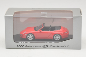 Porsche 911 997 Carrera 4S Cabriolet Röd Minichamps 1:43 WAP02015316 Metall — bild 4 av 5