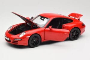 Porsche 911 997 Carrera 4S Röd Norev 1:18 187510 Metall — bild 2 av 8