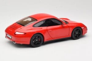 Porsche 911 997 Carrera 4S Röd Norev 1:18 187510 Metall — bild 3 av 8