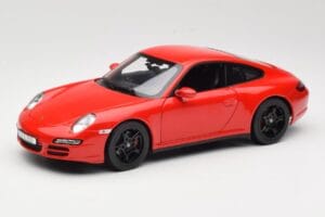 Porsche 911 997 Carrera 4S Röd Norev 1:18 187510 Metall