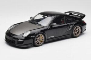 Porsche 911 997 GT2 RS Svart & Silver Hjul Minichamps 1:18 100069401 Metall
