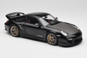 Porsche 911 997 GT2 RS Svart & Silver Hjul Minichamps 1:18 100069401 Metall — bild 6 av 8