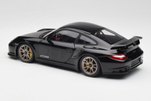 Porsche 911 997 GT2 RS Svart & Silver Hjul Minichamps 1:18 100069401 Metall — bild 7 av 8