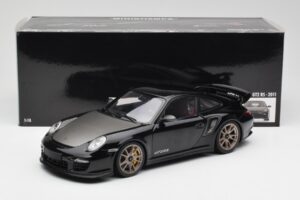 Porsche 911 997 GT2 RS Svart & Silver Hjul Minichamps 1:18 100069401 Metall — bild 8 av 8