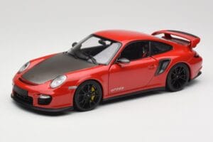Porsche 911 997 GT2 RS Röd Med Svarta Fälgar Minichamps 1:18 100069407 Metall
