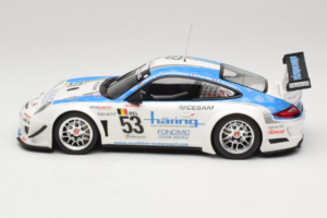 Porsche 911 997 GT3 R #53 Muhlner Motorsport P-Y. Vannelet / U. Peyroles Class Winners 24 Hours of Spa 2010 Minichamps 1:18 1 — bild 3 av 6