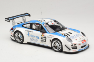 Porsche 911 997 GT3 R #53 Muhlner Motorsport P-Y. Vannelet / U. Peyroles Class Winners 24 Hours of Spa 2010 Minichamps 1:18 1 — bild 4 av 6