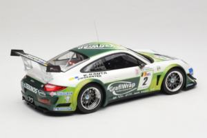 Porsche 911 997 GT3 R #2 Prospeed Competition B. Heylen / P. Lappalainen FIA GT3 2011 Minichamps 1:18 151118902 Metall — bild 2 av 6