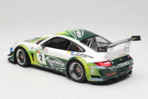 Porsche 911 997 GT3 R #2 Prospeed Competition B. Heylen / P. Lappalainen FIA GT3 2011 Minichamps 1:18 151118902 Metall — bild 5 av 6