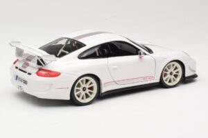 Porsche 911 997 GT3 RS 4.0 Vit Bburago 1:18 18-11036 Metall — bild 3 av 8