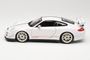 Porsche 911 997 GT3 RS 4.0 Vit Bburago 1:18 18-11036 Metall — bild 4 av 8