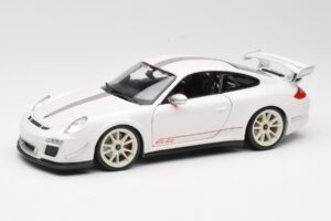 Porsche 911 997 GT3 RS 4.0 Vit Bburago 1:18 18-11036 Metall