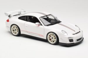 Porsche 911 997 GT3 RS 4.0 Vit Bburago 1:18 18-11036 Metall — bild 6 av 8