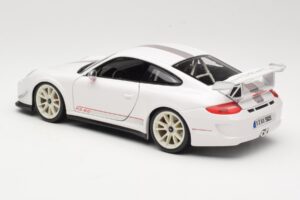 Porsche 911 997 GT3 RS 4.0 Vit Bburago 1:18 18-11036 Metall — bild 7 av 8