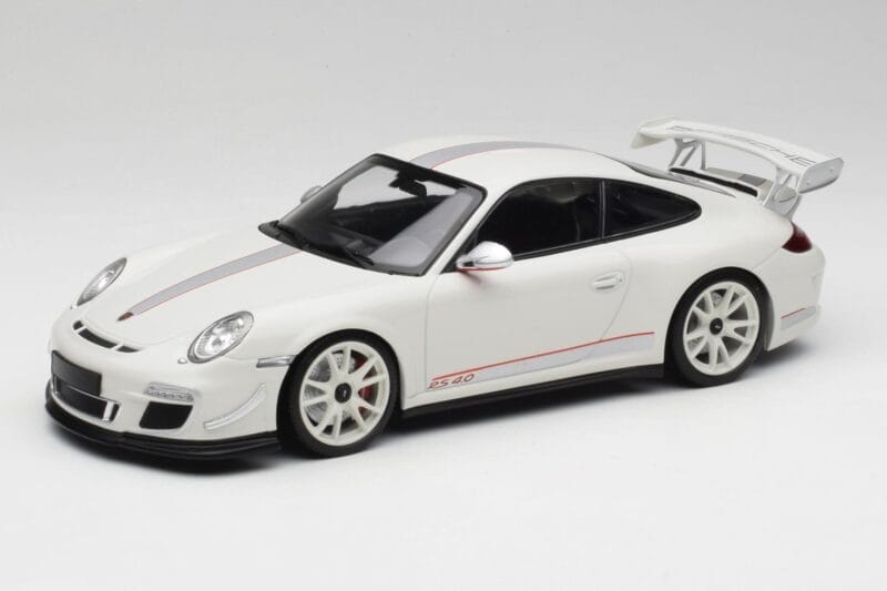 Porsche 911 997 GT3 RS 4.0 Vit Minichamps 1:18 155062221 Metall