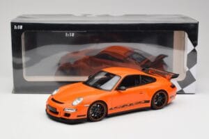Porsche 911 997 GT3 RS Orange Minichamps 1:18 155062122 Metall — bild 6 av 6