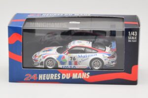 Porsche 911 997 GT3 RSR #76 IMSA Performance Matmut R. Narac / R. Lietz / P. Long 24 Hours of Le Mans 2008 Minichamps 1:43 40 — bild 4 av 4
