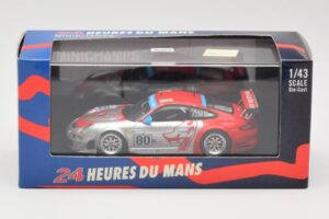 Porsche 911 997 GT3 RSR #80 Flying Lizard J. Van Overbeek / J. Bergmeister / S. Neiman 24 Hours of Le Mans 2008 Minichamps 1: — bild 4 av 4