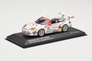 Porsche 911 997 GT3 RSR #83 Seikel Motorsport J. Nielsen / P. Ehret / P. Farnbacher 24 Hours of Le Mans 2006 Minichamps 1:43  — bild 2 av 3