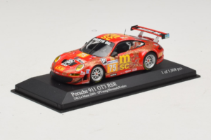 Porsche 911 997 GT3 RSR #75 O. Young / P. Hesnault 24 Hours of Le Mans 2009 Minichamps 1:43 400096975 Metall — bild 2 av 4