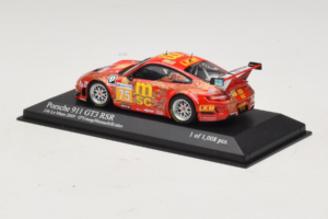 Porsche 911 997 GT3 RSR #75 O. Young / P. Hesnault 24 Hours of Le Mans 2009 Minichamps 1:43 400096975 Metall — bild 3 av 4