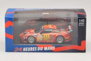 Porsche 911 997 GT3 RSR #75 O. Young / P. Hesnault 24 Hours of Le Mans 2009 Minichamps 1:43 400096975 Metall — bild 4 av 4