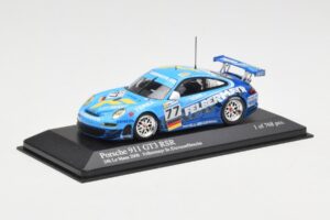 Porsche 911 997 GT3 RSR #77 Felbermayr-Proton Davidson / Henzler 24 Hours of Le Mans 2008 Minichamps 1:43 400087877 Metall — bild 2 av 4