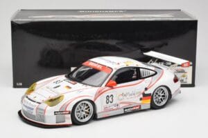 Porsche 911 997 GT3 RSR #83 Team Seikel L. Nielsen / M. Ehret / D. Farnbacher 24 Hours of Le Mans 2006 Minichamps 1:18 100066 — bild 8 av 8