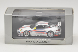 Porsche 911 997 GT3 RSR Vit Med Blå och Orange Ränder 2007 Minichamps 1:43 WAP02000618 Metall — bild 4 av 4