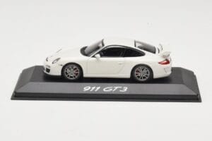 Porsche 911 997 GT3 Vit Minichamps 1:43 WAP0202080C Metall