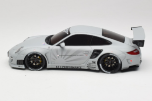 Porsche 911 997 Liberty Walk Grå GT Spirit 1:18 GT126 Resin — bild 3 av 6