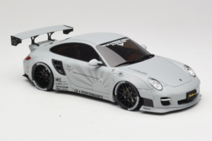 Porsche 911 997 Liberty Walk Grå GT Spirit 1:18 GT126 Resin — bild 4 av 6