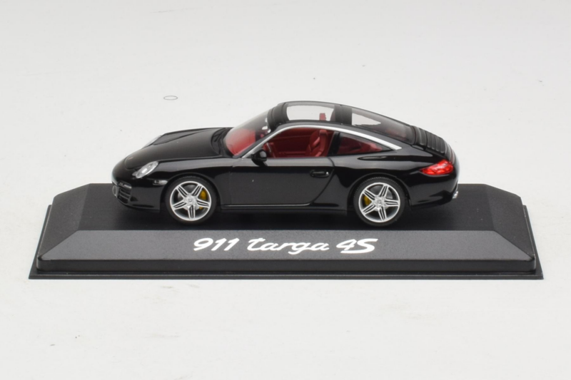 Porsche 911 997 Targa 4S Svart Minichamps 1:43 WAP02002518 Metall