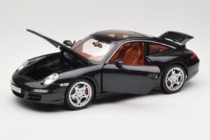 Porsche 911 997 Targa Svart Norev 1:18 187506 Metall — bild 2 av 8