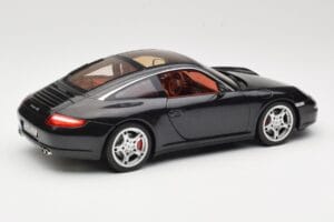 Porsche 911 997 Targa Svart Norev 1:18 187506 Metall — bild 3 av 8