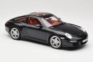 Porsche 911 997 Targa Svart Norev 1:18 187506 Metall — bild 6 av 8