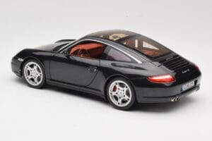 Porsche 911 997 Targa Svart Norev 1:18 187506 Metall — bild 7 av 8