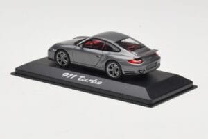 Porsche 911 997 Turbo Anthracite Grey Minichamps 1:43 WAP0200010A Metall — bild 3 av 4