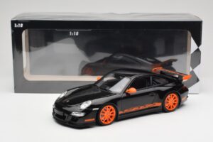Porsche 911 997.1 GT3 RS Svart Minichamps 1:18 155062121 Metall — bild 6 av 6