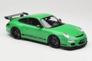 Porsche 911 997.1 GT3 RS Grön Minichamps 1:18 155062124 Metall — bild 4 av 6