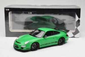 Porsche 911 997.1 GT3 RS Grön Minichamps 1:18 155062124 Metall — bild 6 av 6