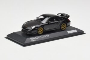 Porsche 911 997.2 GT2 RS Svart med Guldade Fälgar Minichamps 1:43 400069402 Metall — bild 2 av 4