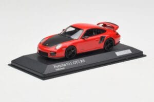 Porsche 911 997.2 GT2 RS Röd med Svarta Fälgar Minichamps 1:43 400069407 Metall — bild 2 av 4