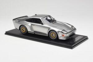 Porsche 911 930 Almeras Biturbo 3.3 Silver Kess 1:18 KE18005B Resin — bild 4 av 6